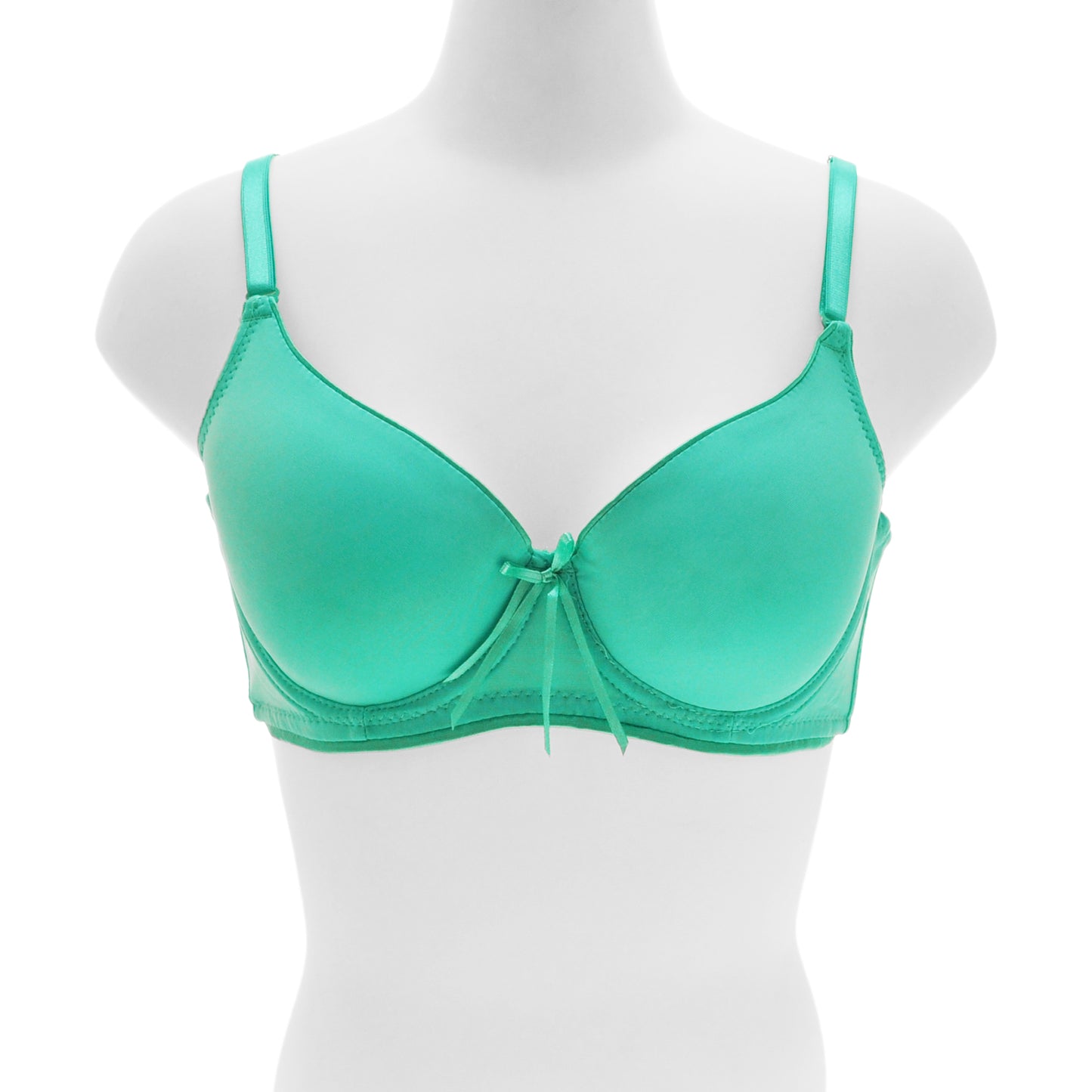 Wired A Cup T-Shirt Bras with Adjustable Convertible Straps (6-Pack)