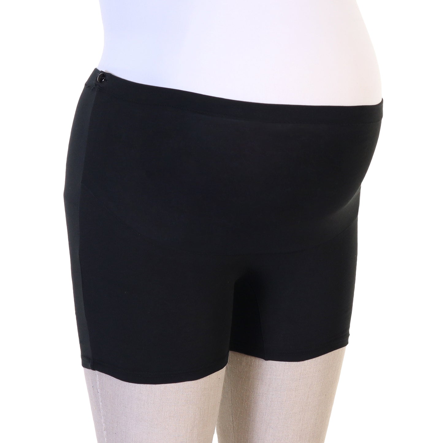 Cotton Maternity Shorts with Adjustable Waistband (6-Pack)