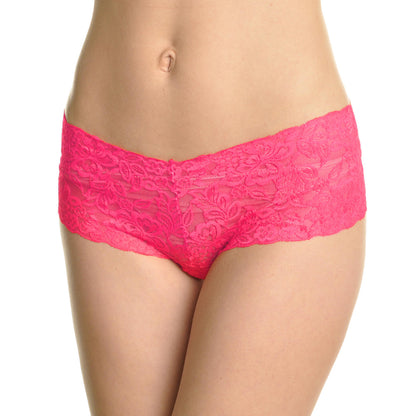 Open-Crotch Cheeky Boxers with Floral Lace Design (2-Pack)