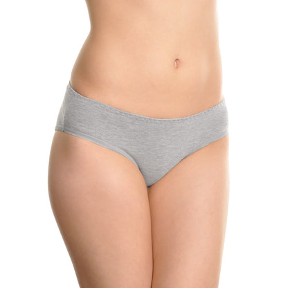 Cotton Bikini Panties with Ruched Center Back (6-Pack)