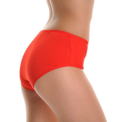 Cotton Mid-Rise Briefs with Firefly Design (6-Pack)