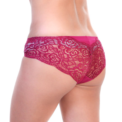 Juniors Laser Cut Lace Cheeky Hiphugger Panties (12-Pack)