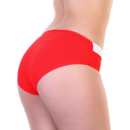 Cotton Hiphugger Panties with Embossed Love Detail (6-Pack)