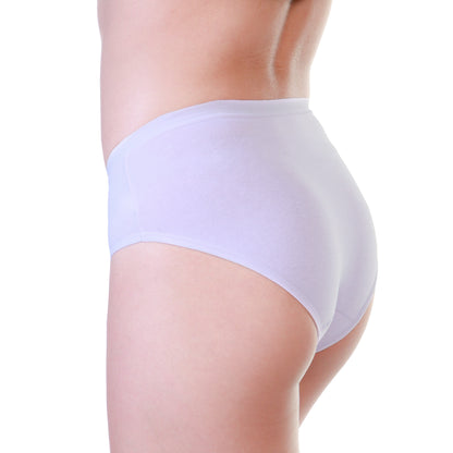 Cotton Hiphugger Panties with Lace Accent (6-Pack)