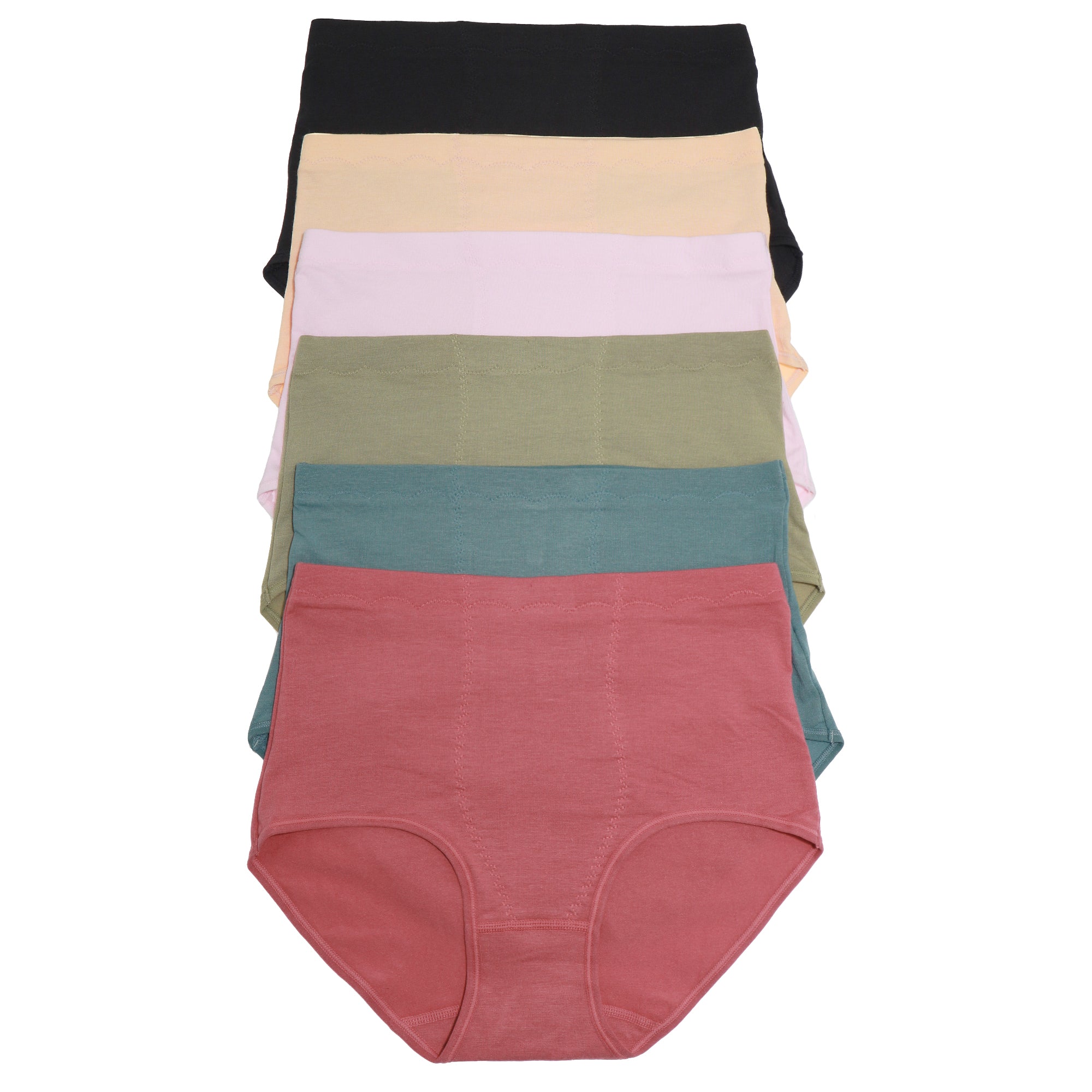 Angelina Cotton High-Rise Briefs with Front Stitching – Angelina.Shop