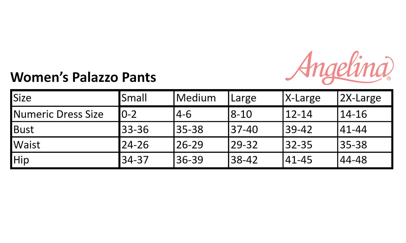 Mid-rise Palazzo Pants with Drawstring Waistband (1-Pack)