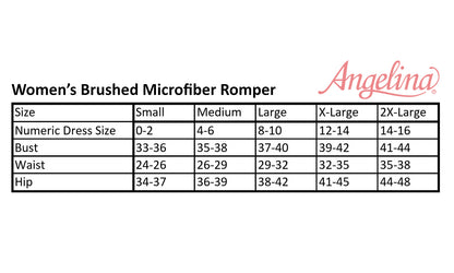 Brushed Microfiber Short Sleeves Romper (1-Pack)