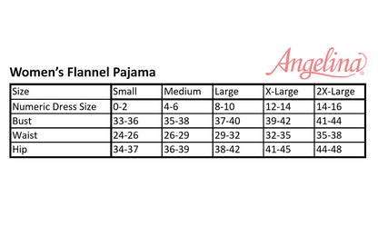Kangaroo Pocket Shirt Top with Flannel Pants Pajama Set (1-Pack)