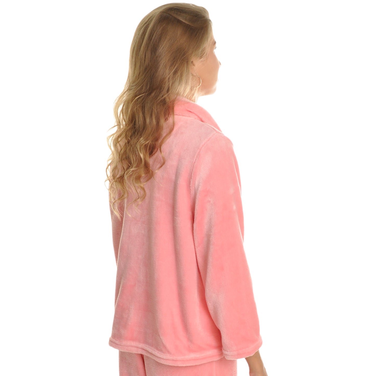 Mix-and-Match Plush Pajama Bed Jacket (1-Pack)