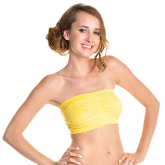 Seamless Bandeau with Removable Cups (6-Pack)