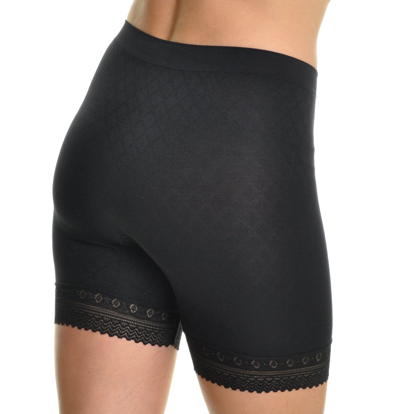 Seamless Safety Shorts With Lace Trim (6-Pack)