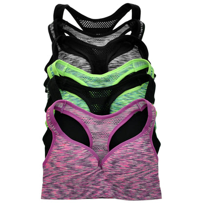 Wired Seamless Racerback Bra (6-Pack)