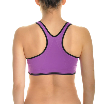 Wire-Free, Seamless Bralette with Front-Zip Closure (6-Pack)