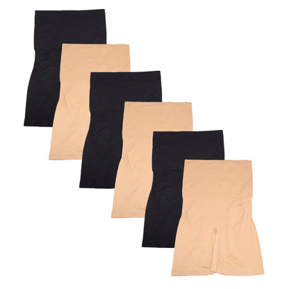 Seamless High Waist Light Control Shaper Panties (6-Pack)
