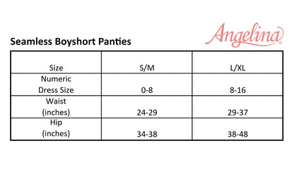 Women's Seamless Safety Boyshort Panties (6-Pack)