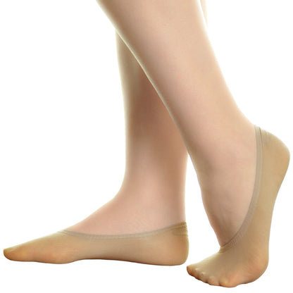 Magic No-Show Liner Sock With No-Slip Heel (12-Pairs)