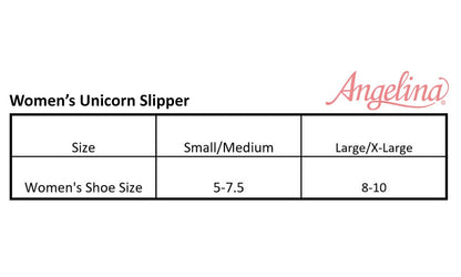 Cozy Unicorn Slippers with Sherpa-Lined Interior (1-Pack)