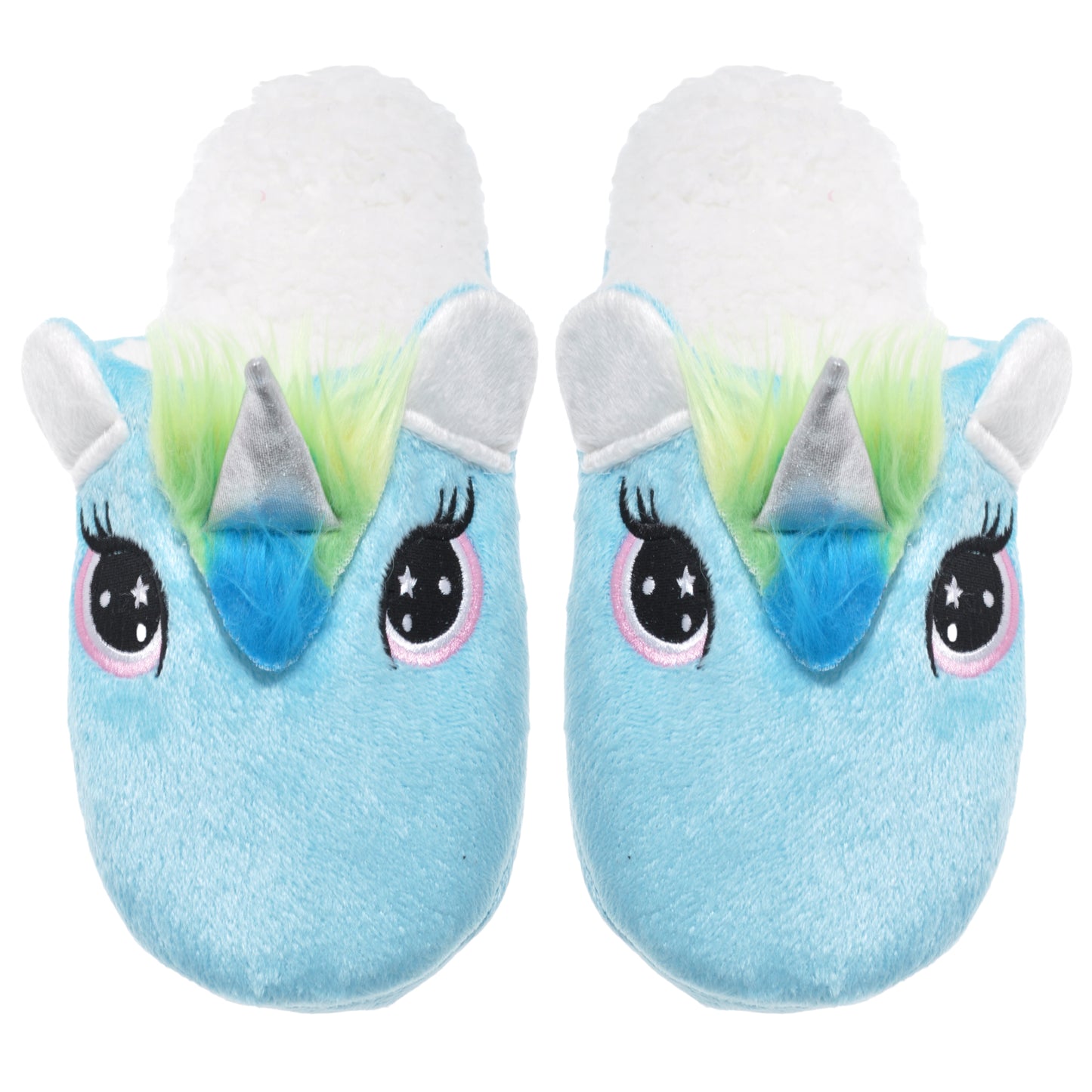 Cozy Unicorn Slippers with Sherpa-Lined Interior (1-Pack)