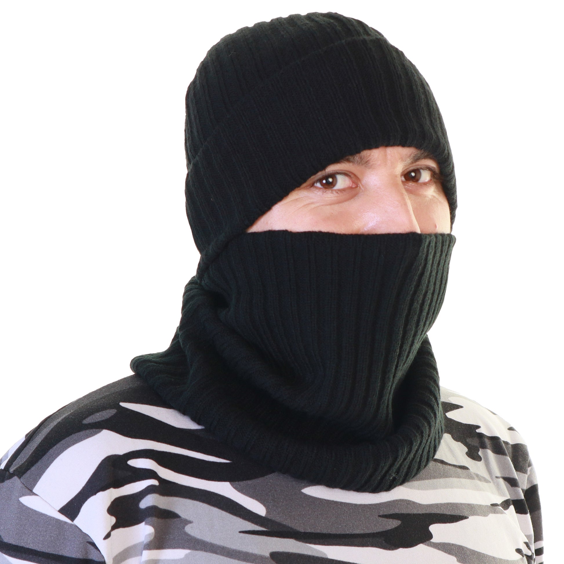 Knitted Winter Boys Girls Balaclava Face Cover Kids Outdoor Ski